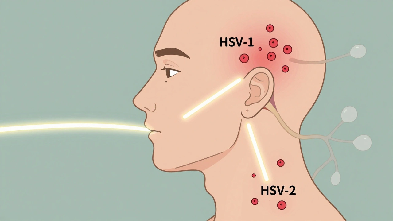 Herpes Simplex Virus: Types, Symptoms, and Antiviral Therapy